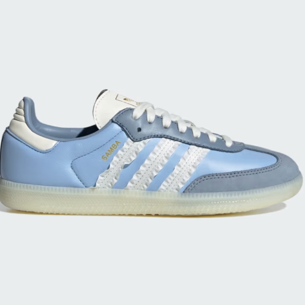 NEW Samba OG W Ruffle Stripes Clear Sky Blue Size 6